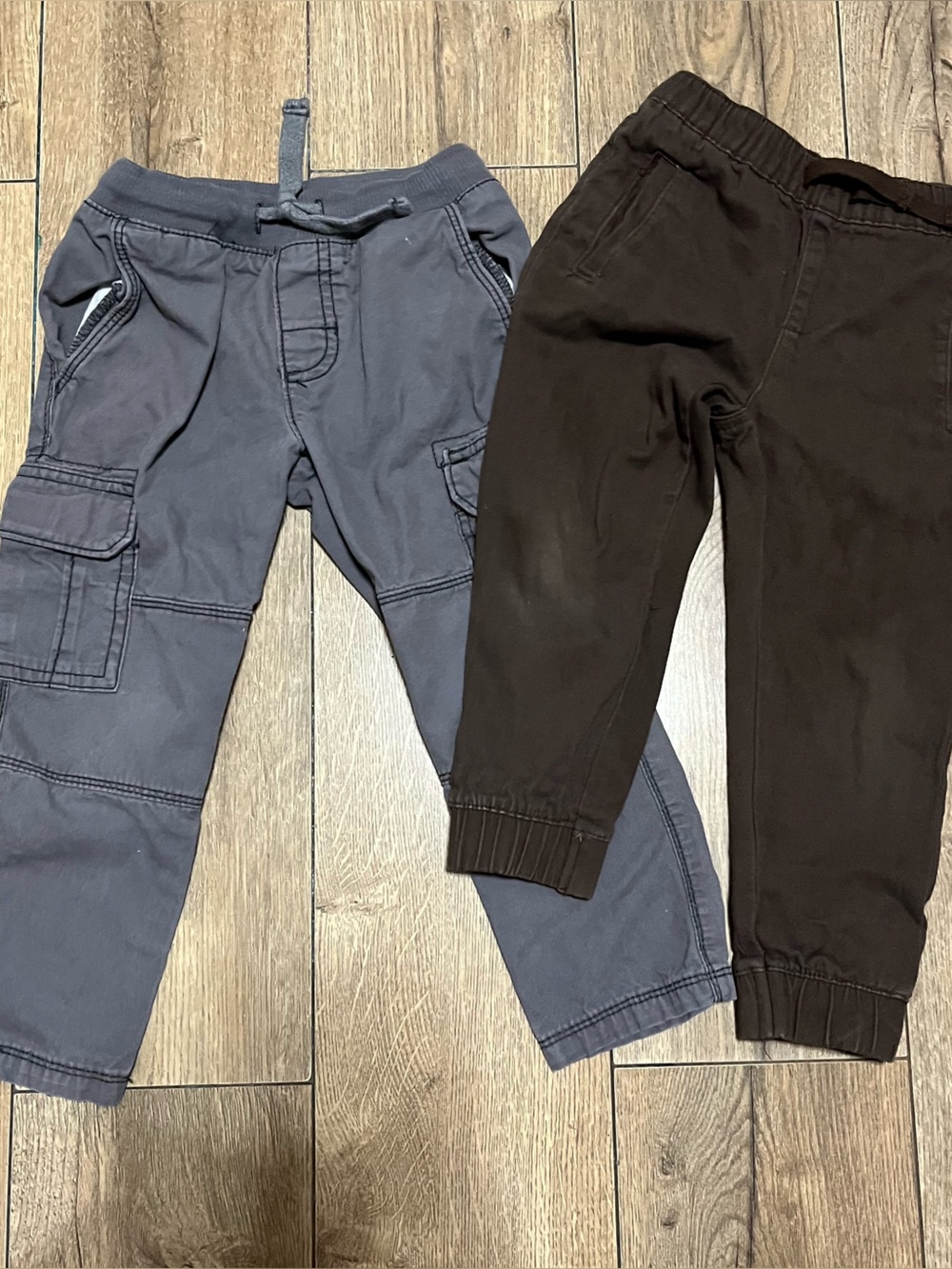 Carter's Cargo pants - Gray & Brown pants Eddie Bauer size 3T 2pcs